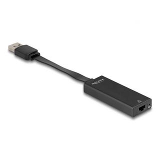 DeLock  DeLOCK 66245 Kabeladapter USB Type-A RJ-45 Schwarz 