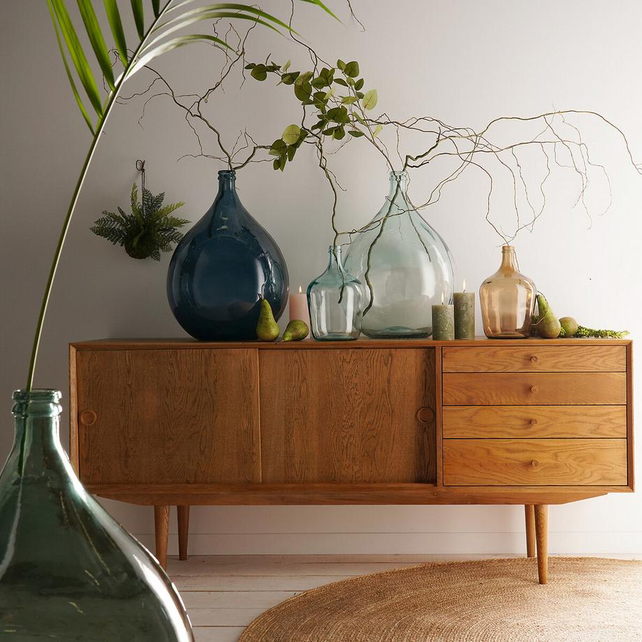 La Redoute Intérieurs Vase dame-Jeanne en verre H56 cm  