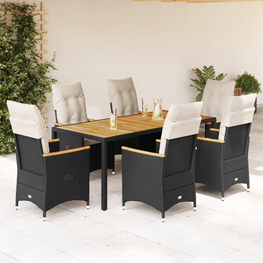 VidaXL set da pranzo da giardino Polirattan  