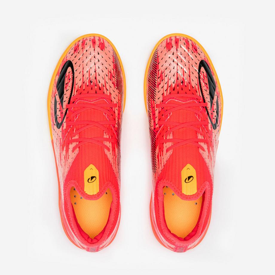 KIPSTA  Chaussures de football enfant à lacets clr turf red storm 