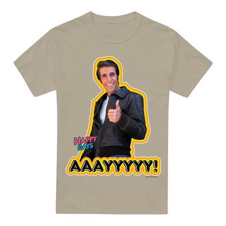 Happy Days Aaayyyyy T-Shirt Stampata  