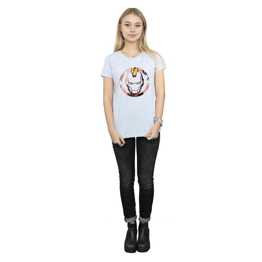 Iron Man Iron Man Masken Logo T-Shirt  