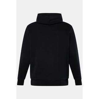 JP1880  Sweat à capuche Fitness, imprimé poitrine et poche kangourou 