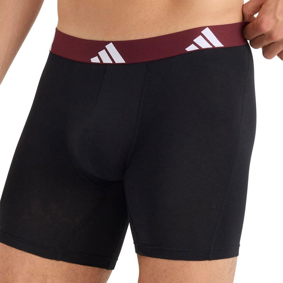 adidas  Boxer Uomini Confezione da 3 Stretch-Boxer Briefs Active Flex Cotton 
