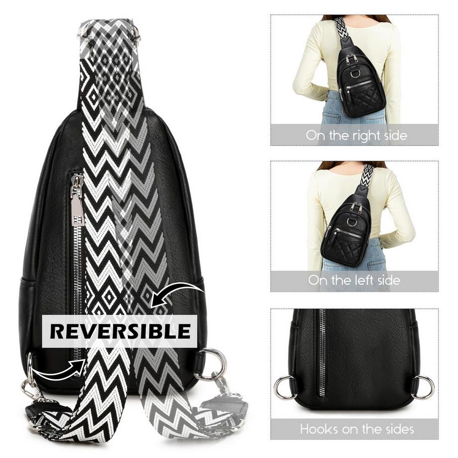 Only-bags.store Sac à Bandoulière Élégant avec Large Sangle  