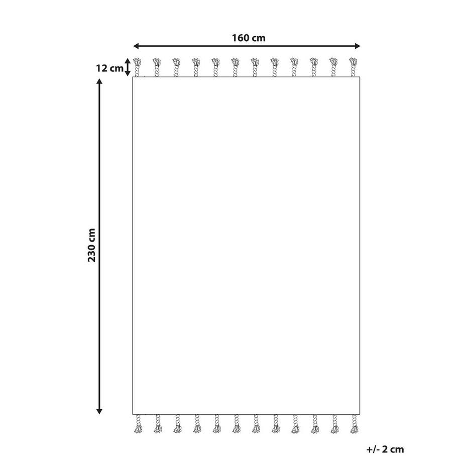Beliani Tappeto en Materiale sintetico  BADEMLI  