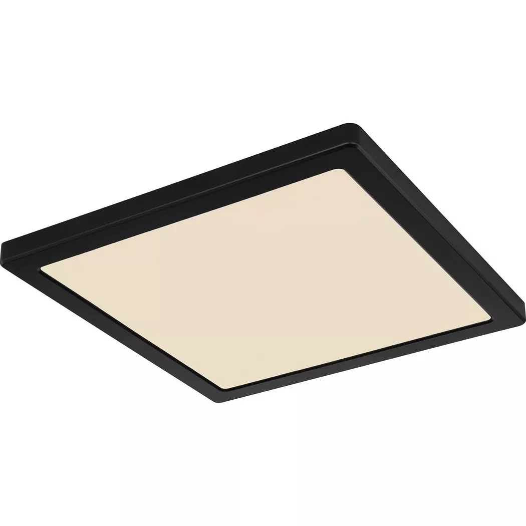 mutoni – Deckenleuchte Lasse Kunststoff LED 29×29, One Size, Schwarz