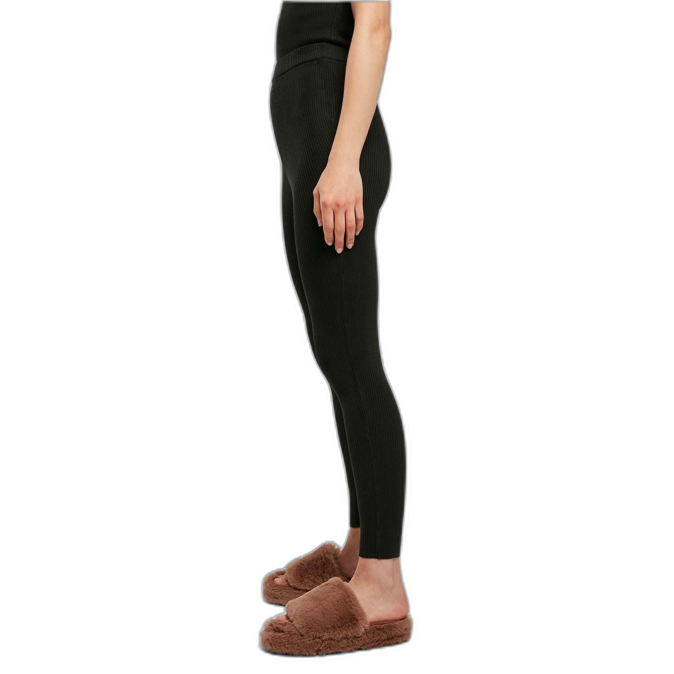 URBAN CLASSICS  leggings für en rib knit 