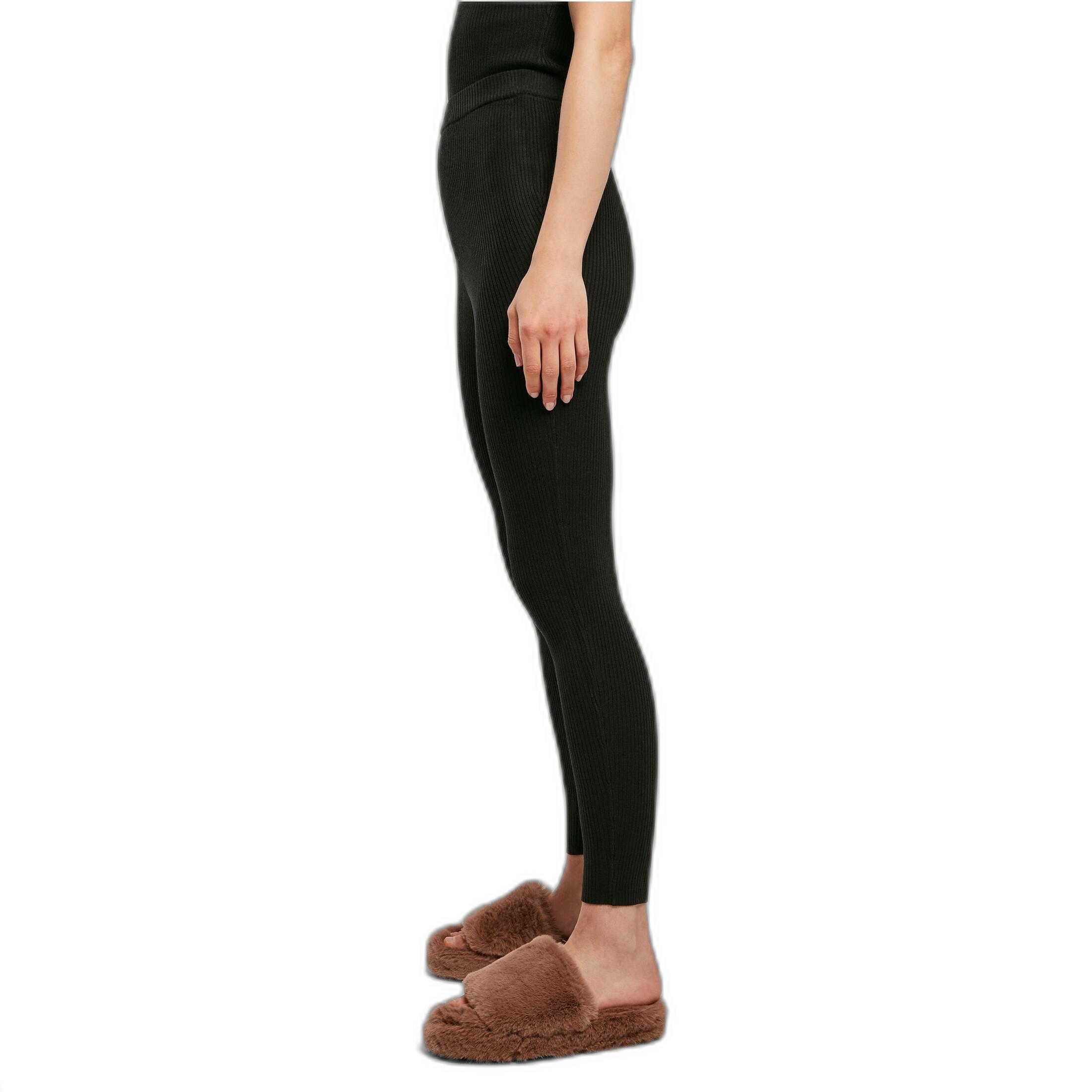 URBAN CLASSICS  leggings für en rib knit 