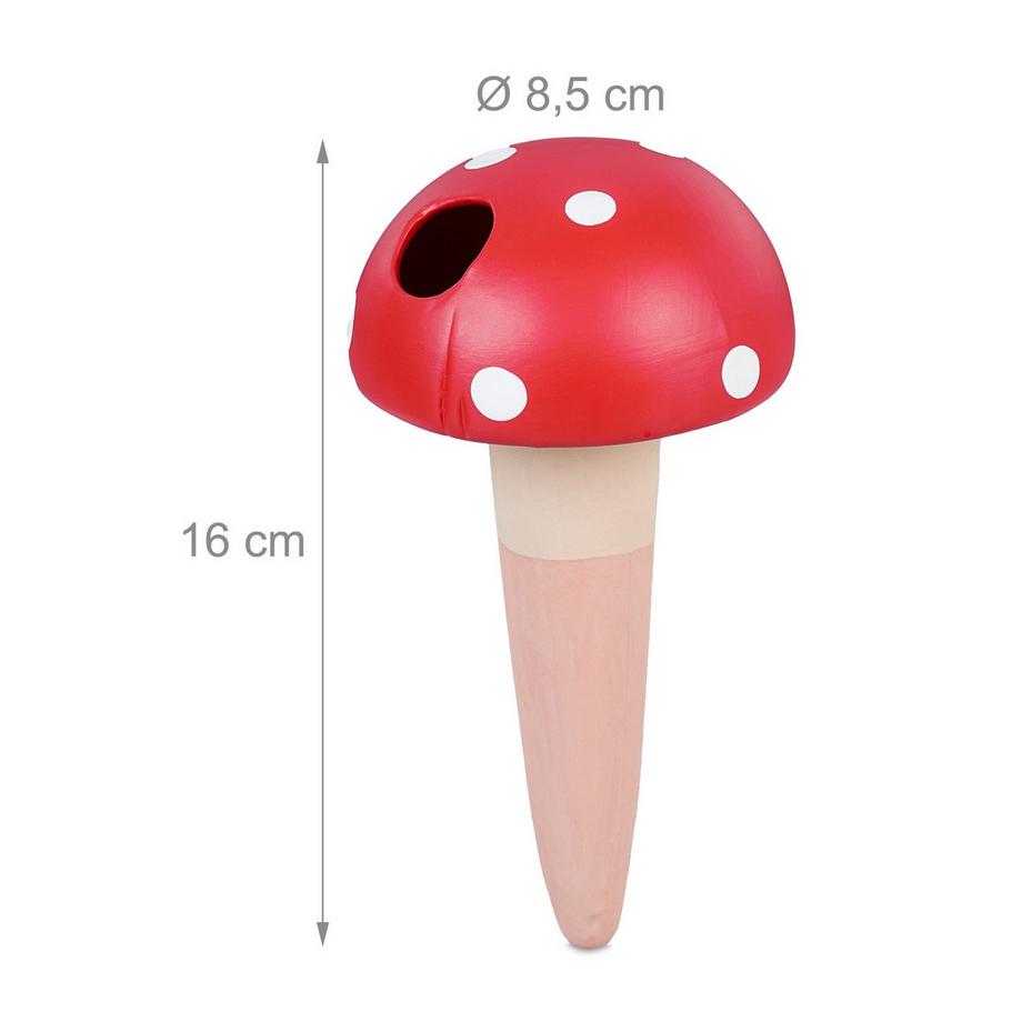 B2X  Set mit 4 Pilzen in Tonkegeln 