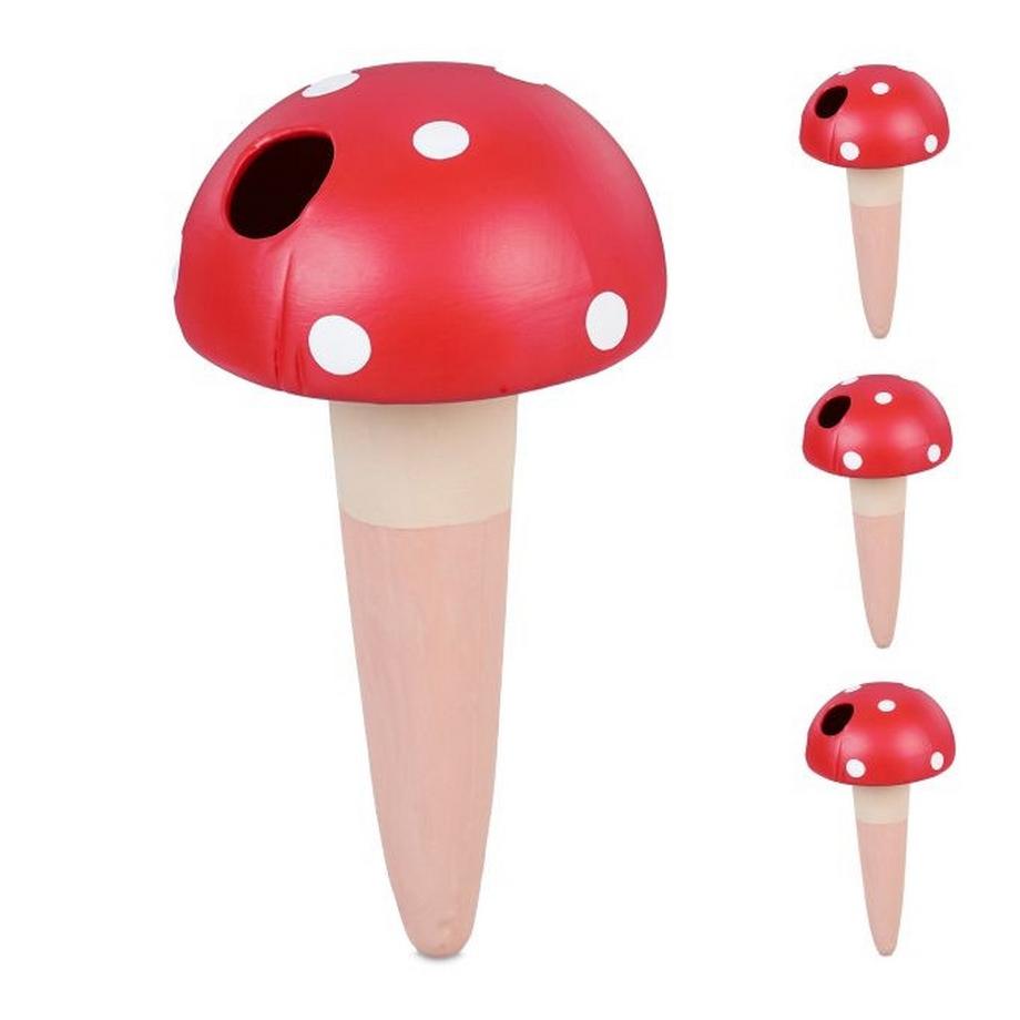 B2X  Set mit 4 Pilzen in Tonkegeln 