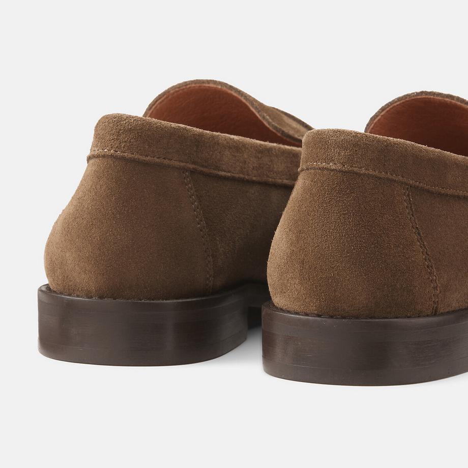 La Redoute Collections Wildleder Mokassins mit Raffung  