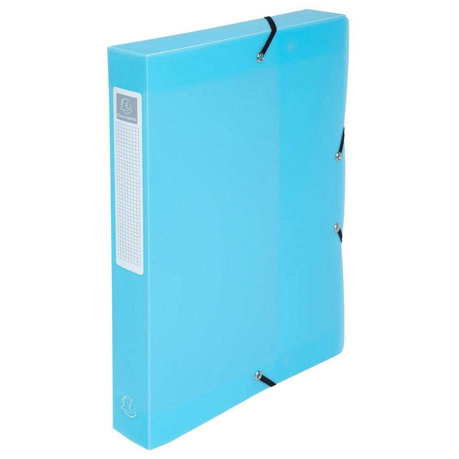 Exacompta Archivbox Exabox A4 PP 700µ, Rückenbreite 40mm, Chromaline Pastell - x 8  