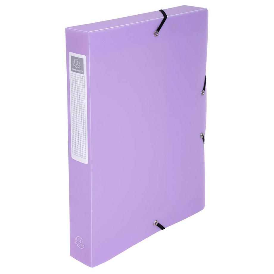 Exacompta Archivbox Exabox A4 PP 700µ, Rückenbreite 40mm, Chromaline Pastell - x 8  