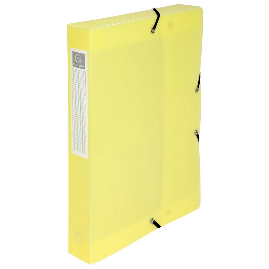 Exacompta Archivbox Exabox A4 PP 700µ, Rückenbreite 40mm, Chromaline Pastell - x 8  