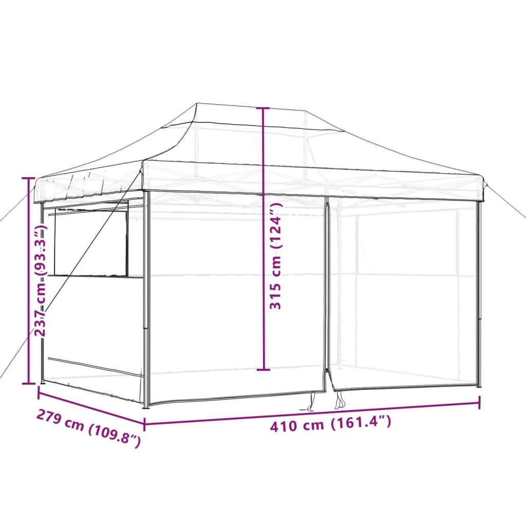 VidaXL tenda per feste Poliestere  