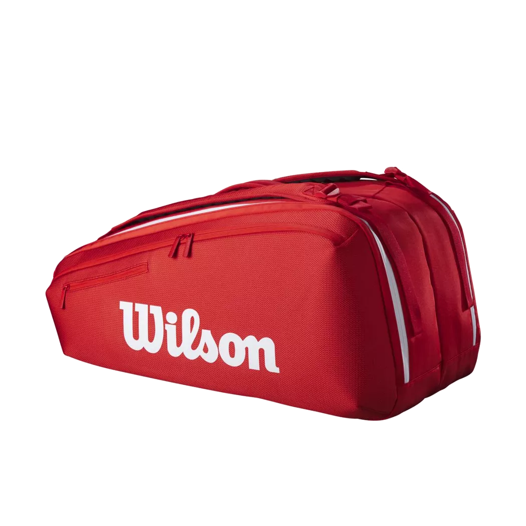 Wilson - Super Tour Red 9 Pack Tennistasche rot