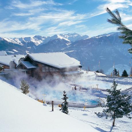 Geschenkidee  Day Spa & 3-Gänge-Menü in Les Bains d'Ovronnaz (für 2 Personen) 