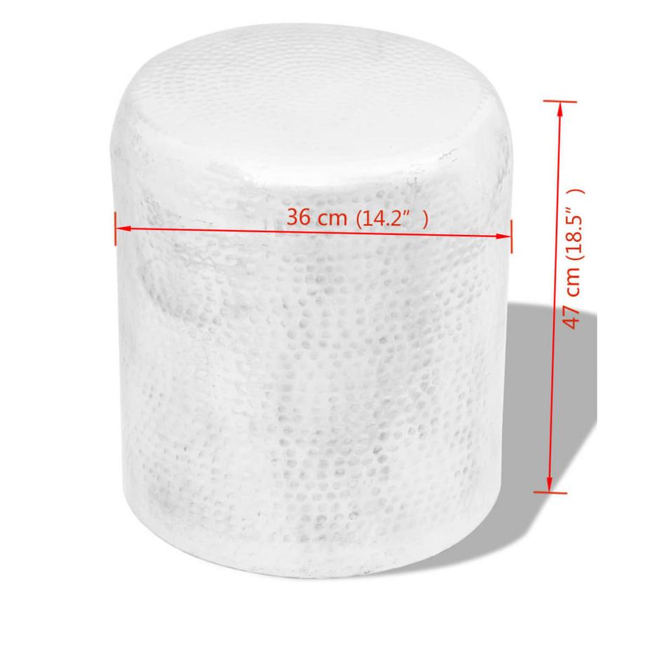 VidaXL sgabello Alluminio  