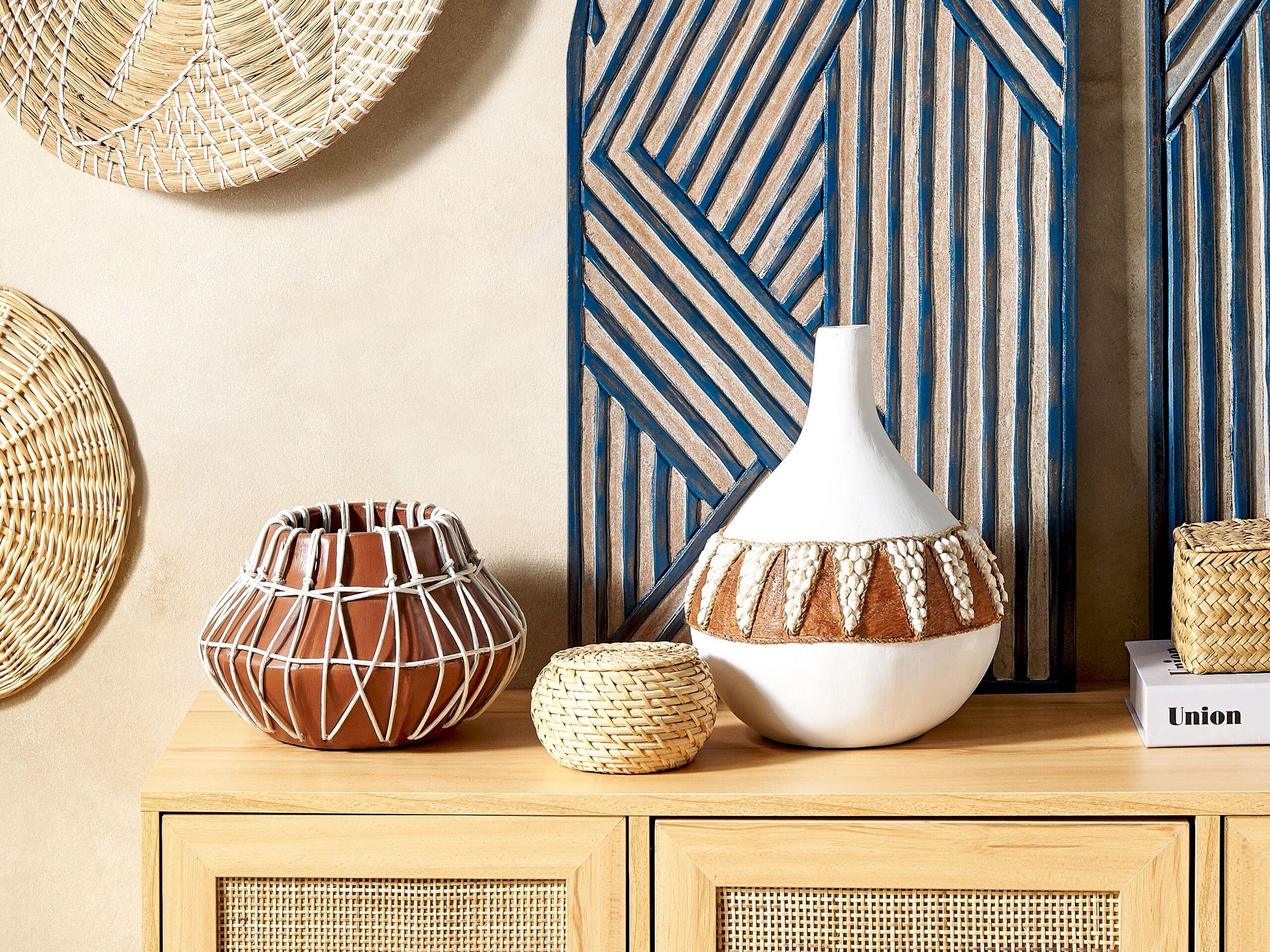 Beliani Decorazioni en Terracotta Boho KLUET  