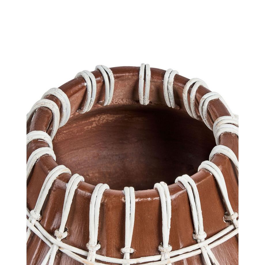 Beliani Vase décoratif en Terre cuite Boho KLUET  