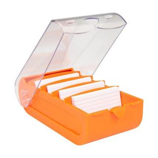 Biella  Karteibox Bunny A7 orange Inkl. 4 Trennstege, 100 Karten 