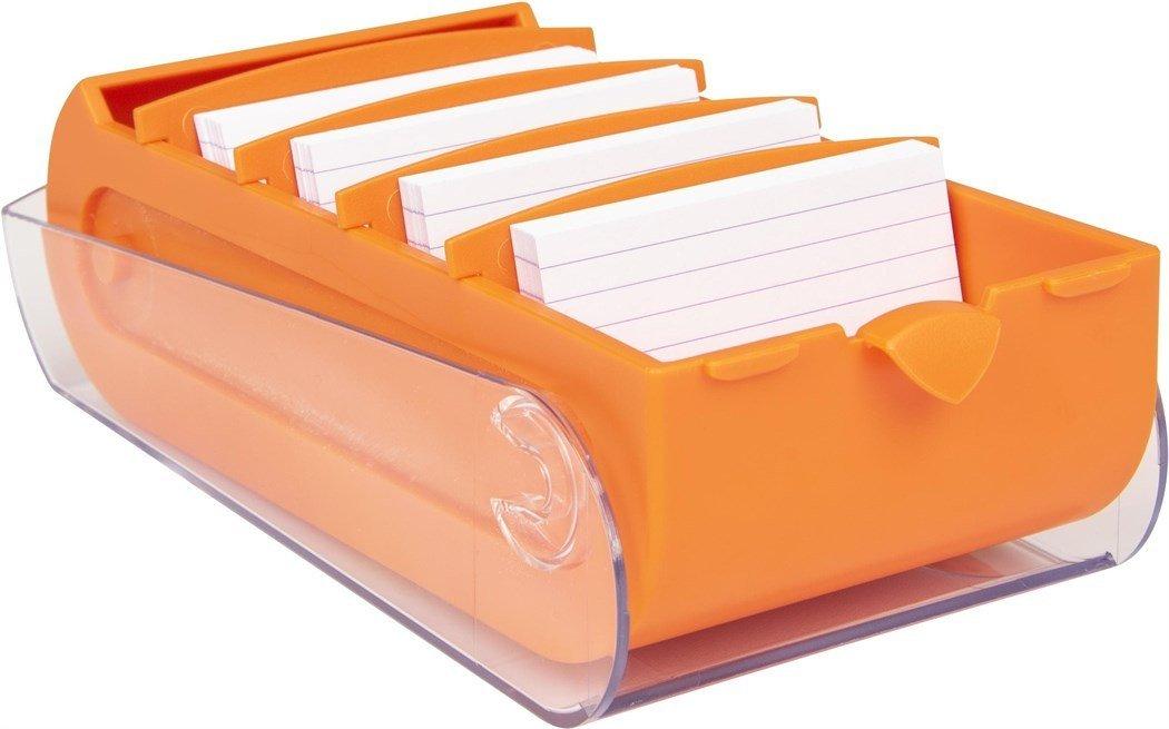 Biella  Karteibox Bunny A7 orange Inkl. 4 Trennstege, 100 Karten 