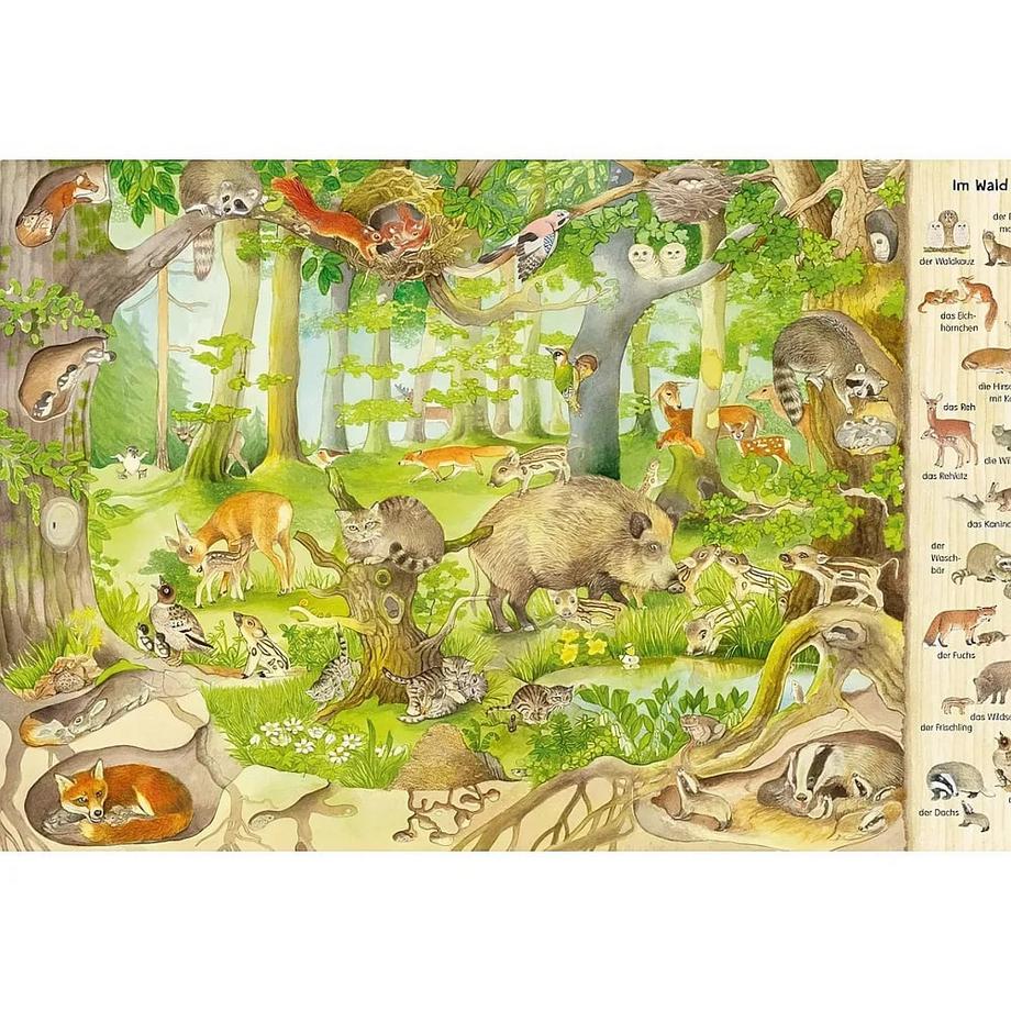 Das 1000 Tiere-Wimmelbuch Henkel, Christine (Illustrationen) Gebundene Ausgabe 