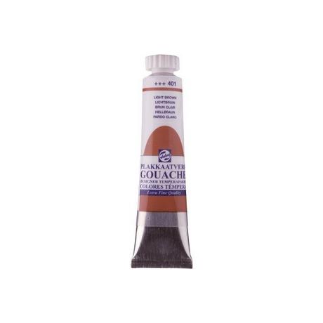 Talens TALENS Plakatfarbe 20ml 401/7 braun  