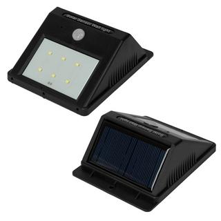 Tectake 2 LED Solar Leuchten mit Bewegungsmelder  