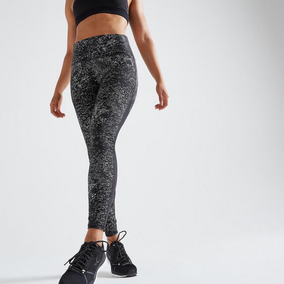 DOMYOS  Legging taille haute Fitness gainant 