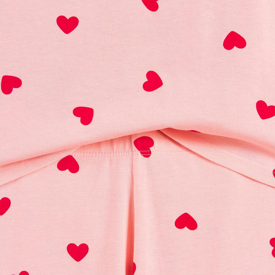La Redoute Collections  Pyjama imprimé coeurs en coton 