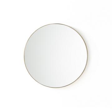 Miroir rond en métal acier Ø60 cm