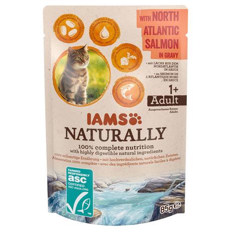 IAMS  natürlich seeländischer Lachs - Multipack 