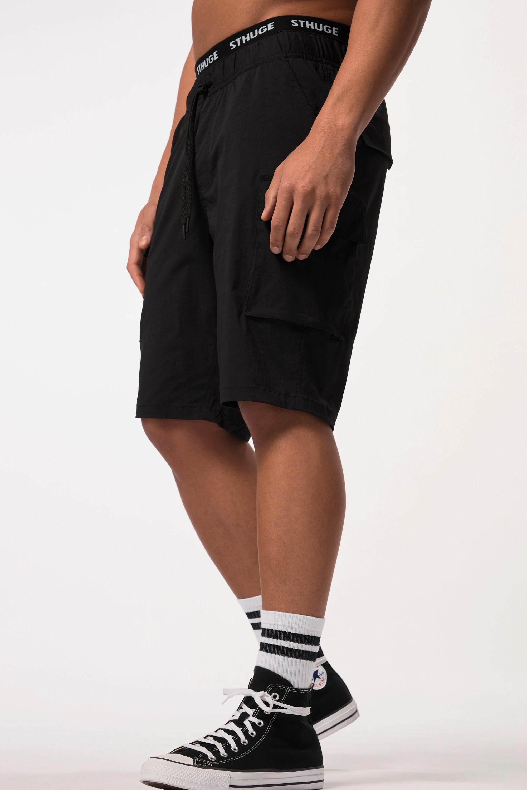 Sthuge  Bermuda cargo en nylon à taille élastique - jusqu'au 8 XL 