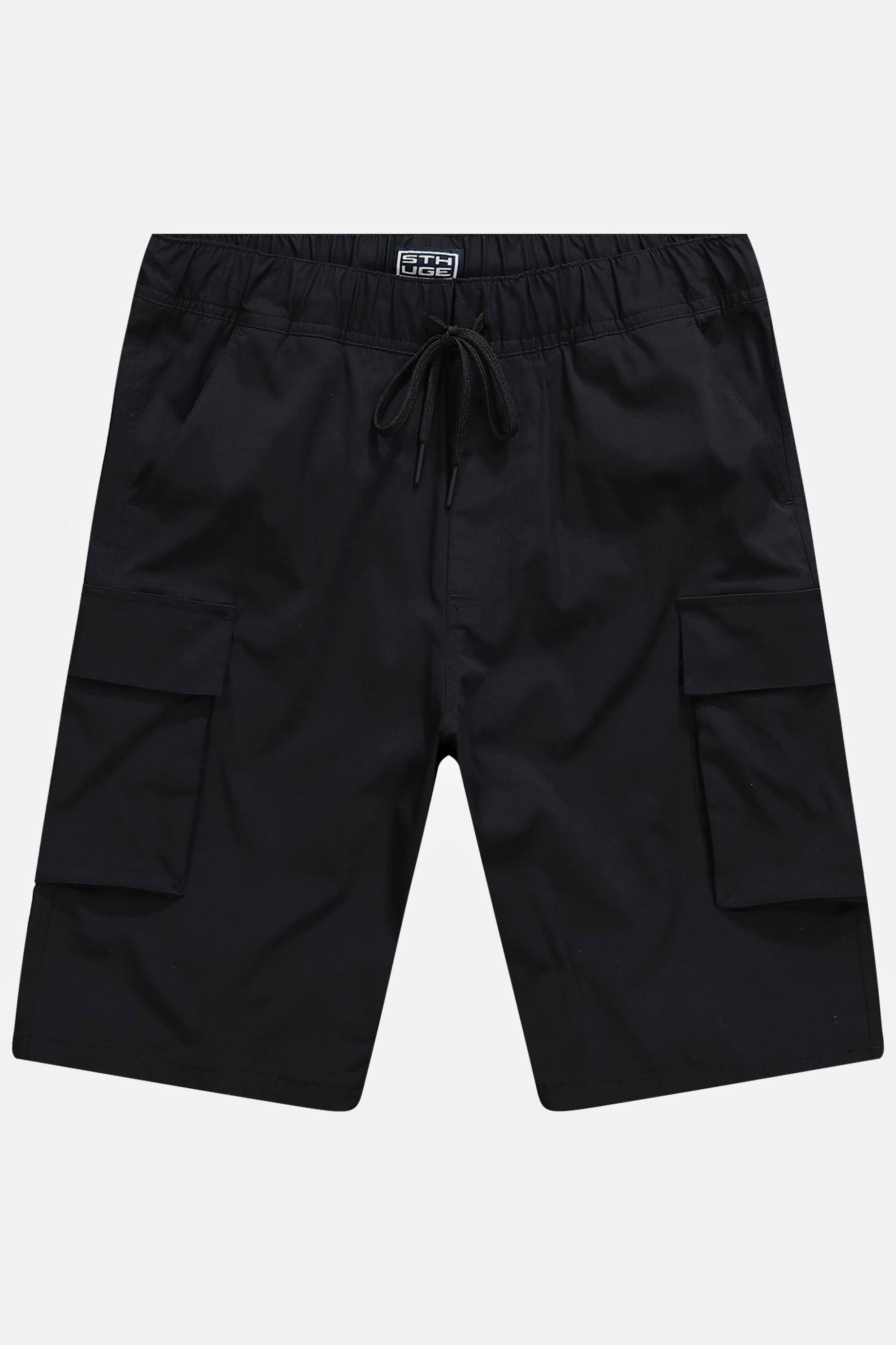 Sthuge  Bermuda cargo en nylon à taille élastique - jusqu'au 8 XL 