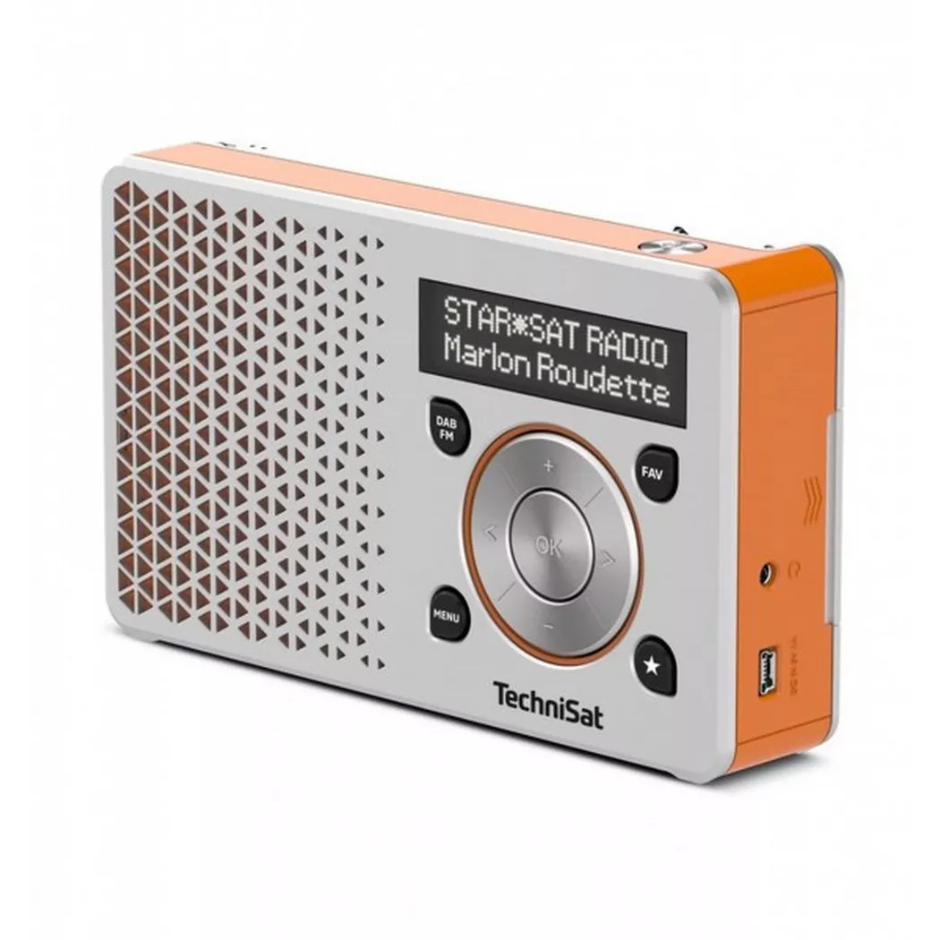 TechniSat - DAB+ Radio DigitRadio 1, Orange