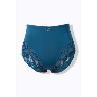 Ulla Popken Slip Midi Pizzo Trasparente Arricciato Dietro  