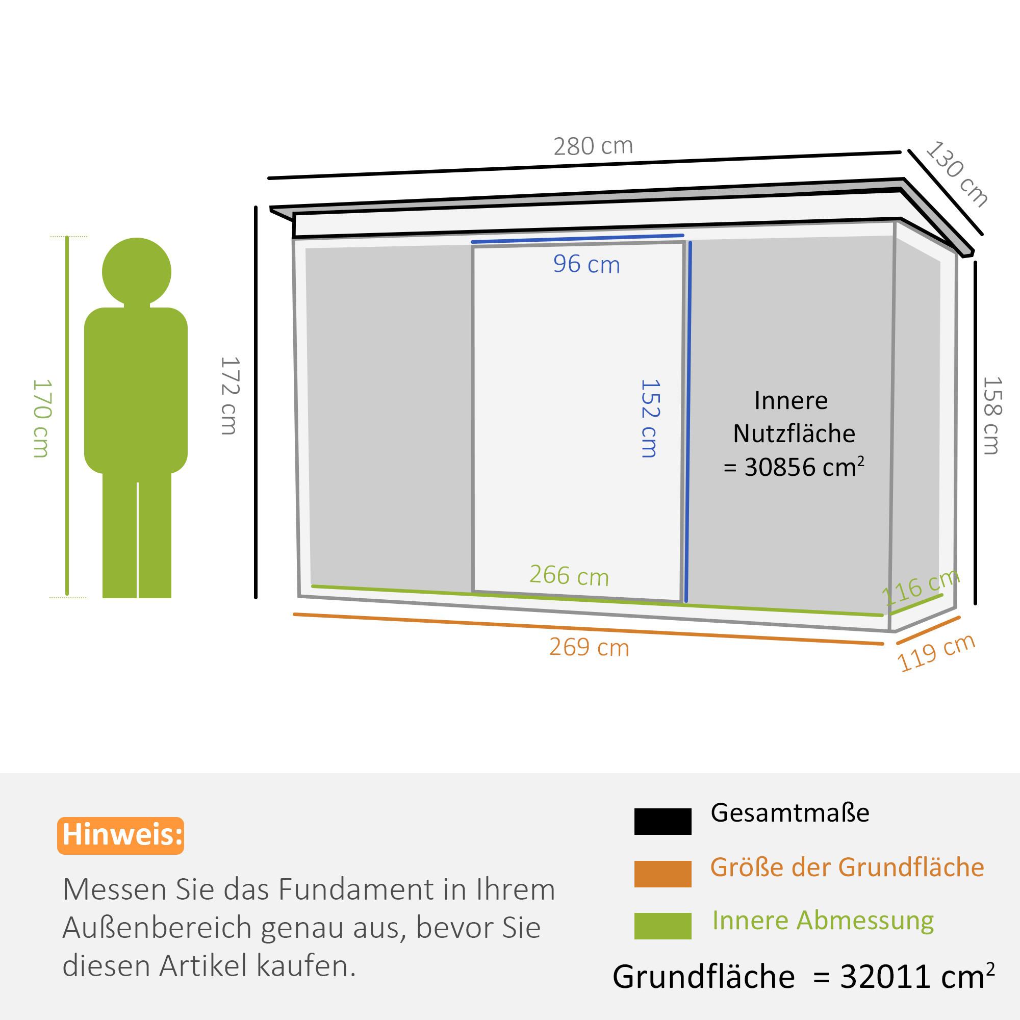 Outsunny Gerätehaus  