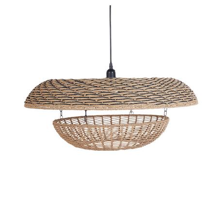 Beliani Lampadario en Corda di carta Boho KIDEPO  