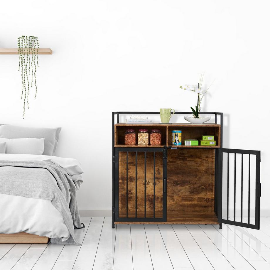 Northix  Cage pour chien de style meuble 