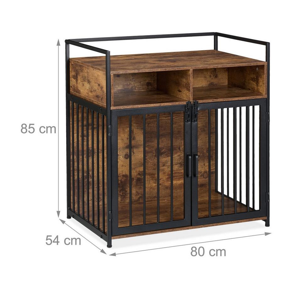 Northix  Cage pour chien de style meuble 