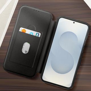 Avizar  Etui Samsung S25 Carbon Schwarz 