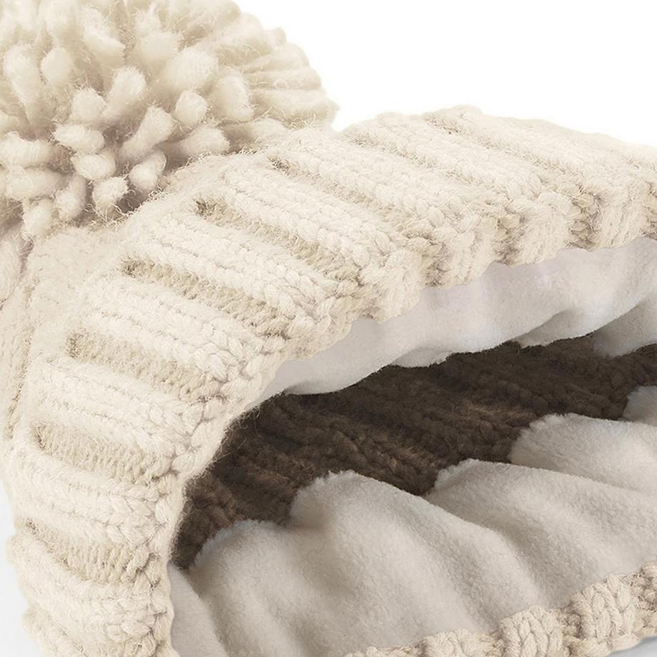 Beechfield Zopfmuster Melange Beanie  