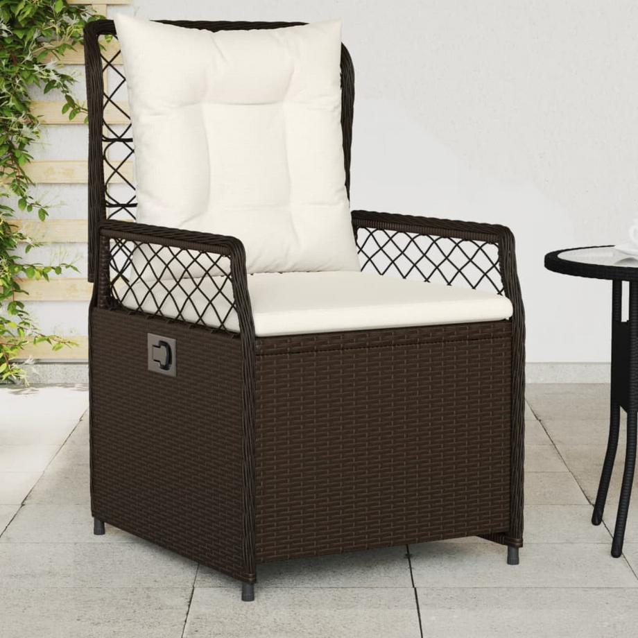 VidaXL Gartensessel verstellbar poly-rattan  
