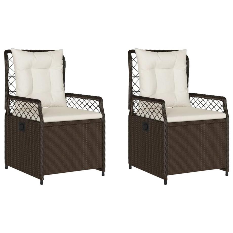 Gartensessel verstellbar poly-rattan