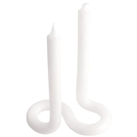 Twist Candles Weiss  