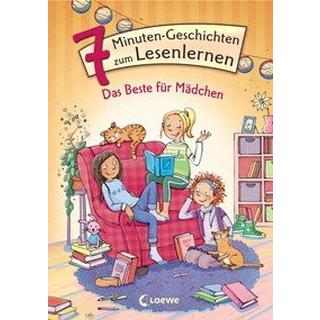 Leselöwen - Das Original - 7-Minuten-Geschichten zum Lesenlernen - Das Beste für Mädchen Loewe Erstlesebücher (Hrsg.) Copertina rigida 