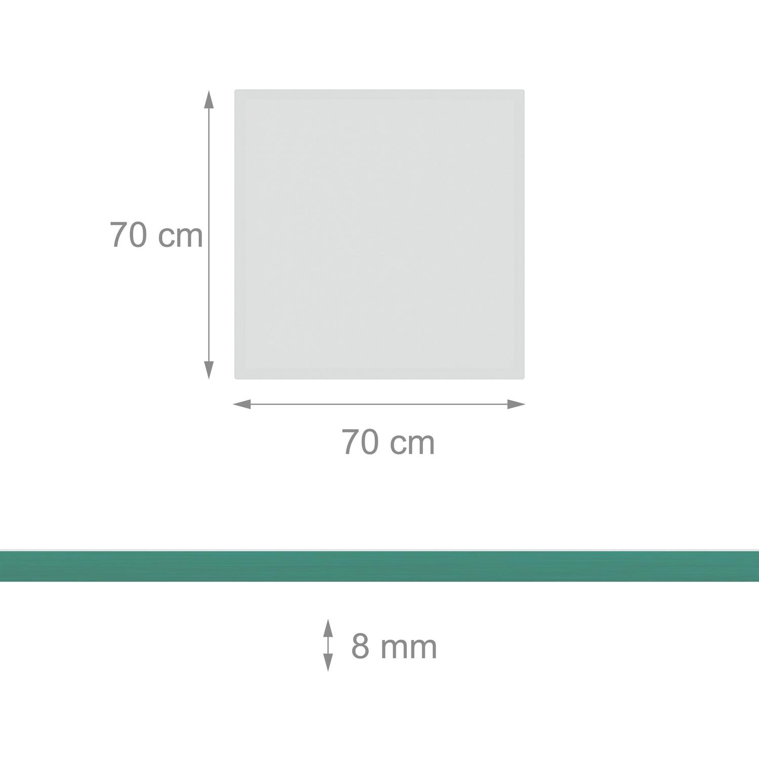 Northix Glasscheibe 8mm ESG  