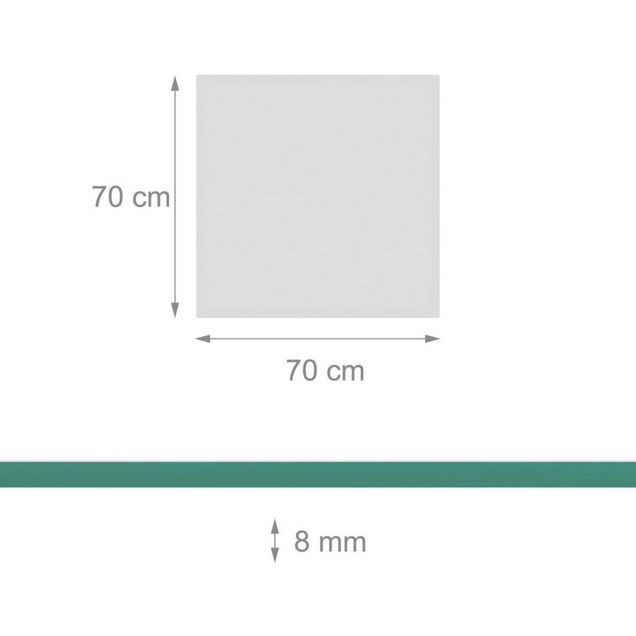 Northix Glasscheibe 8mm ESG  